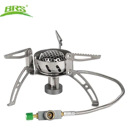 BRS Outdoor Stove Hiking Camping Equipment Personal Cooking System Portable Propane Gas Stove Burner BRS-107
