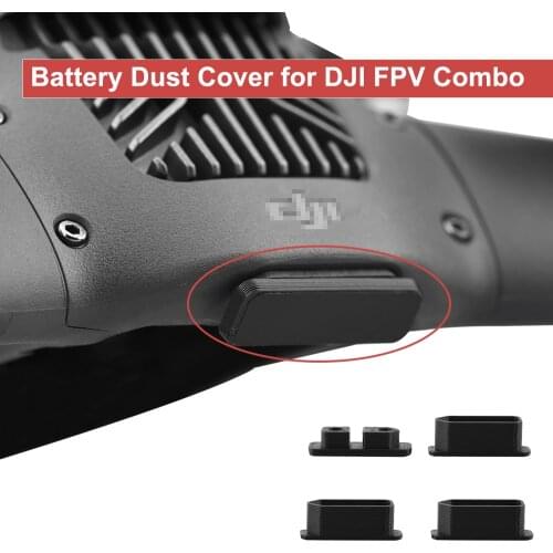 For DJI FPV Combo Drone Battery Dust Cover Body Contact Dust Plug Charging Port Protection Prevent Short-circuit Cap Accessory