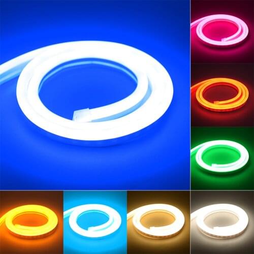 Christmas Neon Lights 6mm Narrow 12V LED Strip 20LEDs/M Flexible Rope Tube Waterproof for DIY Holiday Decoration Light