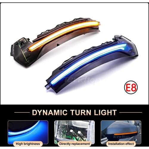 Dynamic Blinker Mirror Light For Audi A3 8V S3 RS3 2013-2018 LED Turn Signal Side Indicator Lamp Car Accessories