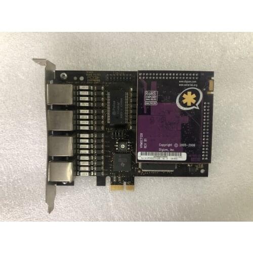 TE420 PCIe X1 Four T1/E1