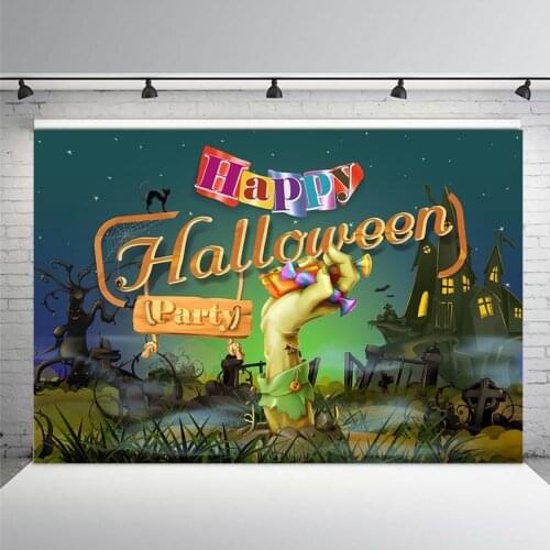 Mehofoto Vinyl Photography Backdrops Wall Background Halloween Photo Backdrop Studio Hallow Background Background Photography