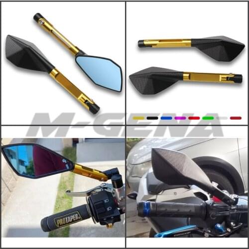 2pcs Universal Motorcycle Rearview Mirror Moto CNC Side Mirrors For YAMAHA ys 150 tmax 530 tdm 850 fz6n mt10 c8 nmax 155 fazer8
