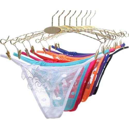 Women Transparent Underwear Panties Sexy Lingerie T-Back G-String Knickers Thongs For Female Soft Comfort Underpants Intimates