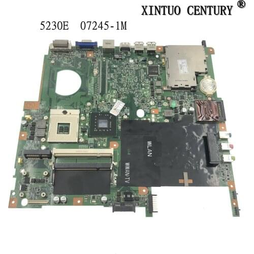 07245-1M GM45 PGA 479M Laptop motherboard For ACER Aspire 5230E Notebook Mainboard