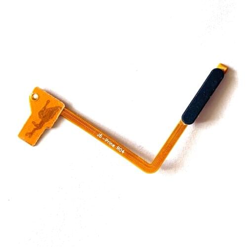 10pcs For Samsung J6 Plus J6 + J610 J610F Fingerprint Power Switch ON OFF Home Button Side Key Flex Cable No Touch ID