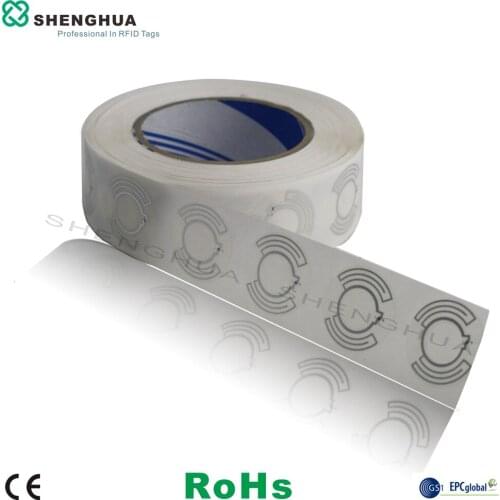 1000pcs/pack Ultralight Passive RFID Clear Disc Tag Round Wet Inlay With ISO 18000-6C Standard For Disc DVD CD Security