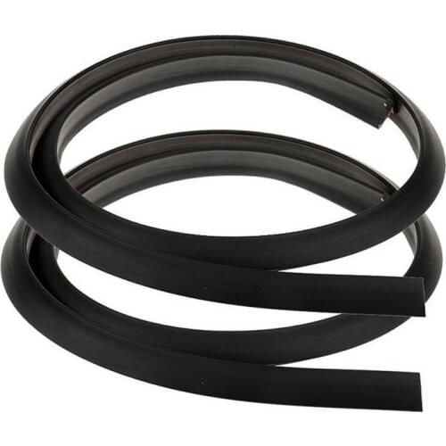 2pcs/set 1.5m Black Car Wheel Fender Extension Moulding Flares Trim Strips Auto Exterior Decoration Edge Accessories Universal