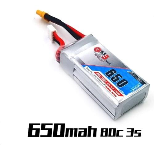 2PCS 650mAh 11.1V 80C/160C 3S Lipo battery with XT30 Plug for FPV Racing Drone 4 axis UAV RC Quadcopter RC Drone