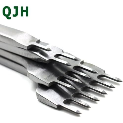 4pcs/set 3mm 4mm 5mm 6mm Leather Craft Hand Tools Kit Thread Awl Waxed Thimble Kit For Leathercraft Hole Punch Stitching Tool