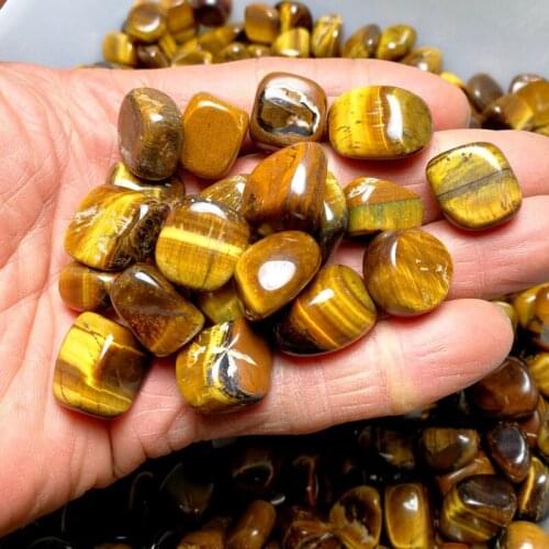50/100g Yellow Tiger Eye Natural Stone Rock Gravel chips beads Tumble Minerals gravel specimen stone Energy Decorative Stone diy