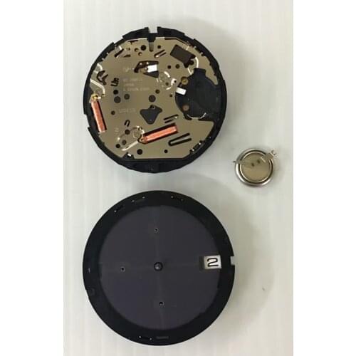 Watch accessories original Japanese photokinetic quartz movement VR43A single calendar movement with battery