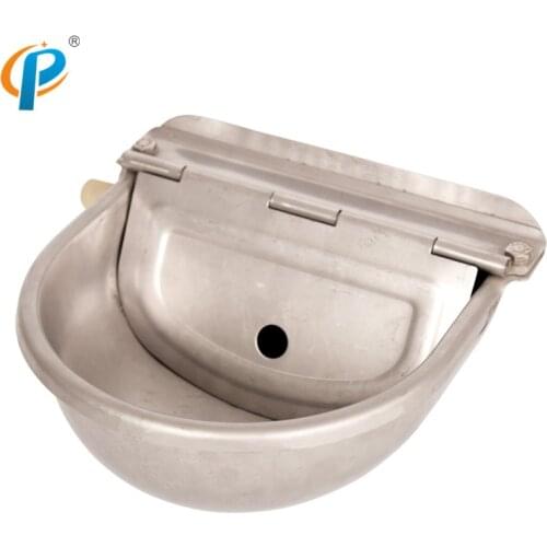 Chuangpu Food Grade Stainless Steel 304 Material 4Liter Cow/Pig/Cattle Drinking Water Bowl with Float Valve