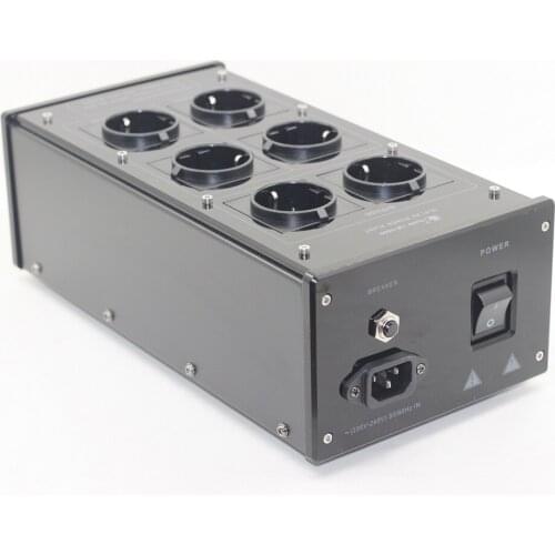 LB5600 European Socket Power Amplifier Supply Purification Filter Plug Light Protection Overcurrent and Anti-Interference
