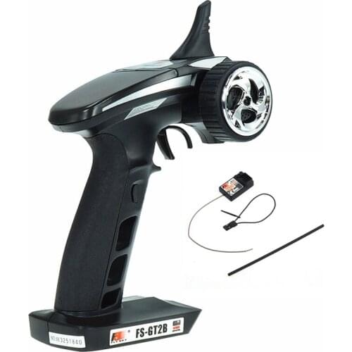 FLYSKY FS-GT2B GT2B 2.4G 3CH Radio Transmitter with GR3E Receiver 3.7V 800mah Battery for RC Vehicles Car Boat Tank Toys