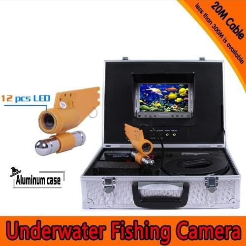 Hot sales Underwater surveillance Fishing Camera with Infrared lamp and 7 inch LCD Display use for ocean monitoring Fish finder