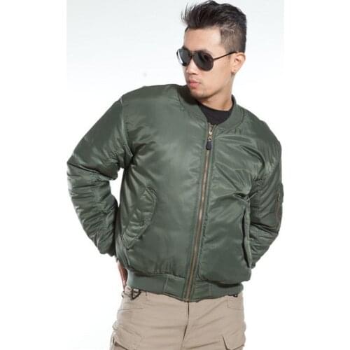 Mens U.S Army Military Classic Bomber Pilot Air Force Tactical Jacket Orange Lining For Rescue hiking Windproof FLIGHT JACKET