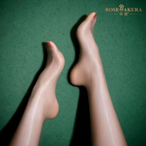 *New product public beta*[Ye] Oily 360 seamless sexy stockings high-density silky oily open crotch pantyhose