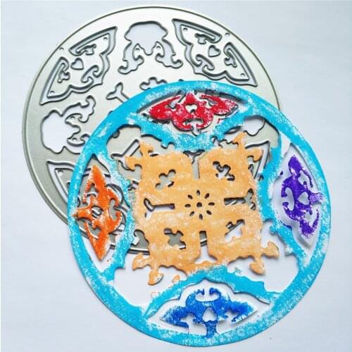 PANFELOU Mechanical grain metal craft paper die cutting dies Scrapbooking/DIY Easter wedding Embossing mould cards