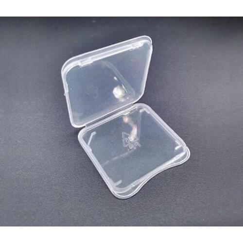 Transparent Clear Standard SD SDHC Memory Card Case Holder Box Storage Carry Storage Box for SD Card