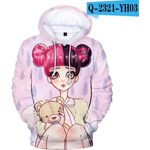 Y2K Kawaii Hoodie Cry Baby Melanie Martinez Men Clothing Women Hoodie Sweatshirt Anime Autumn Casual Harajuku Streetwear Tops