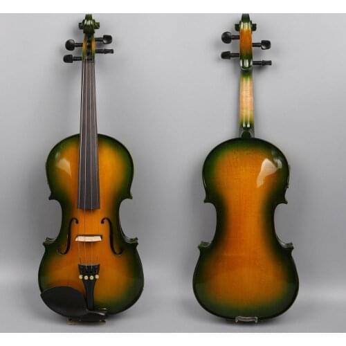Yinfente Electric-Acoustic Violin 4/4 Maple+Spruce Hand made Free Case+bow+Cable#EV1