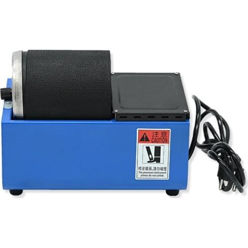 Jewelry Tool Mini Rotary Polishing Machine With Rubber Bucket Automatic Wenwan Polishing Machine Electric Polishing Equipment