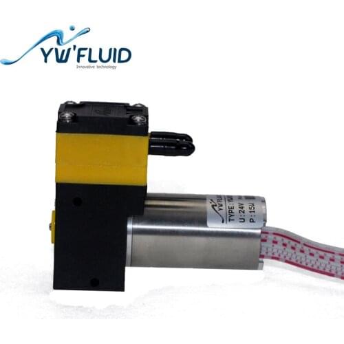 YWfluid Electrical power 12v/24v BLDC mini water and air diaphragm pumps used for sugar content analyzer