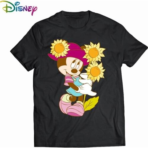 Disney 3D Women fashion cartoon Mickey Minnie Harajuku Summer kawaii top female Ulzzang oversized T-shirt with short sleeves y2k