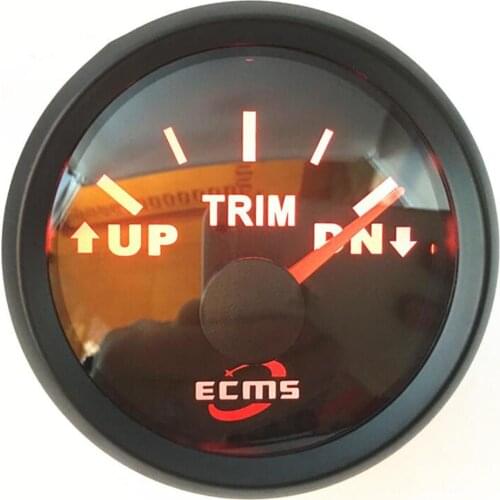 1pc 52mm LCD Trim Gauges 9-32vdc Waterproof IP67 Trim Meters Blance Gauges for Auto Boat Truck Bus RV
