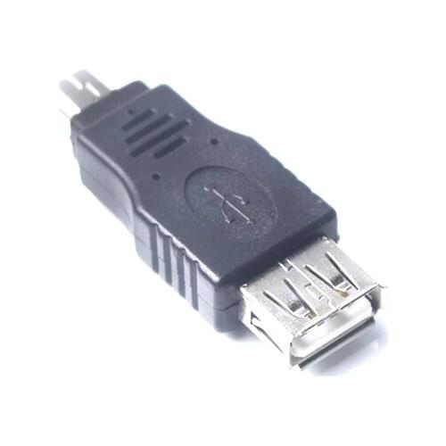 1pcs High Quality Mini USB 5Pin Male to USB Female OTG Adapter Converter Connector data Sync OTG for Car MP3 MP4 Tablets