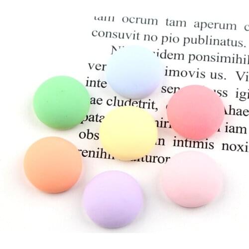 10pcs 13MM Mixed color DIY resin round charms lot kawaii flatback cabochon ornament craft decoration fashion jewelry making