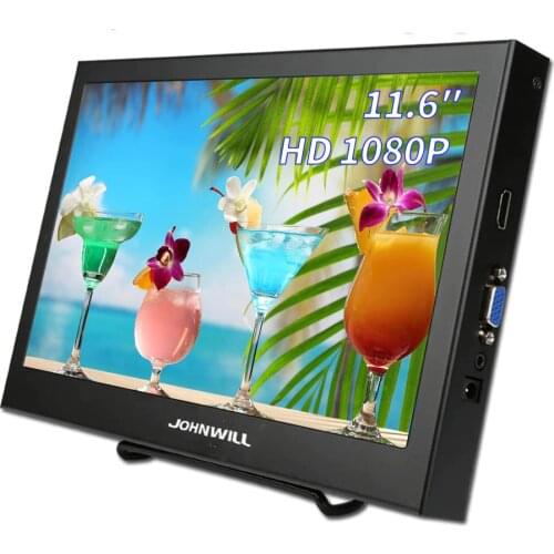 11.6 inch Portable Monitor 1080P LCD monitor VGA HDMI 10.1″ Gaming Monitor compatibe Desktop Laptop for Switch phone PS4 XBOX