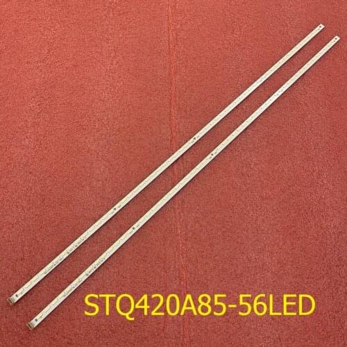 2 Piece/lot LED backlight bar For Thompson T42E03HU-01B T42E04DHU-01B lvf420audx E8 V2 LVF420AUDD E16 V5 STQ420A85-56LED
