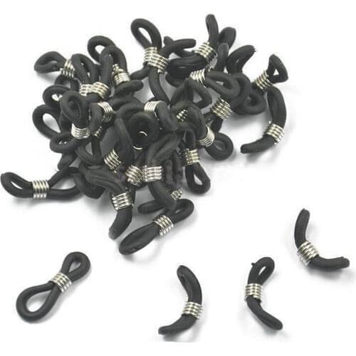 25Pcs Eye Glasses/Spectacle Chain Strap Holder Rubber Loop End Findings DIY