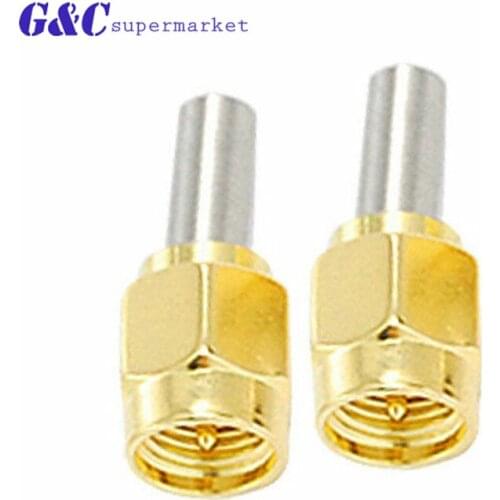 5pcs/lots SMA male plug right angle RF connector adapter 90 degree crimp for RG174 RG316 RG179 cable wholesale