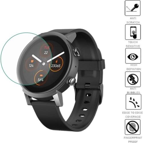 5pcs Soft TPU Clear Protective Film Smartwatch Guard For Ticwatch E3 Sport Smart Watch Screen Protector Cover Protection