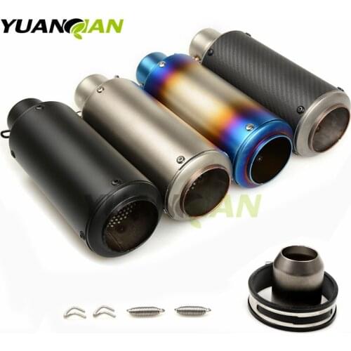 51-61mm Motorcycle Modified Exhaust pipe Muffler Exhaust scooter for KAWASAKI z800 NINJA 300R Z750 Z800/E version ZZR600 W800/S