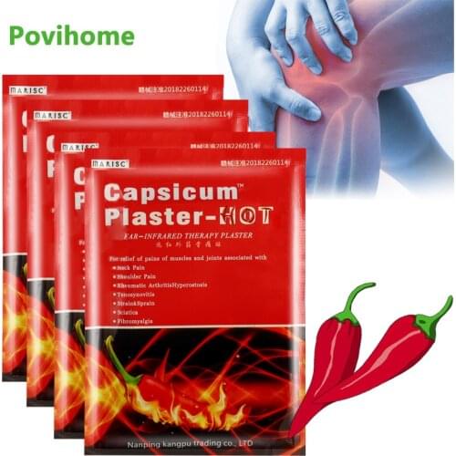8pcs Hot Pepper Plaster Health Care Medical Pain Relief Plasters for Joint Pain Back Pain Patch Capsicum Arthritis Plaster