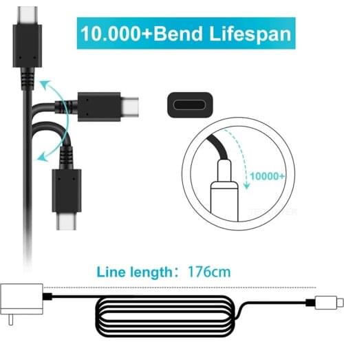 AC Adapter Charger Travel Charger for Nintend Switch EU Plug Charging USB Type C Power Supply Power Adapter
