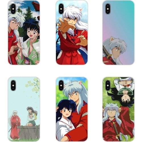For Huawei Honor 4C 5C 6X 7 7A 7C 8 9 10 8C 8S 8X 9X 10I 20 Lite Pro TPU Cases Cover Anime Inuyasha Sesshoumaru Higurashi Kagome