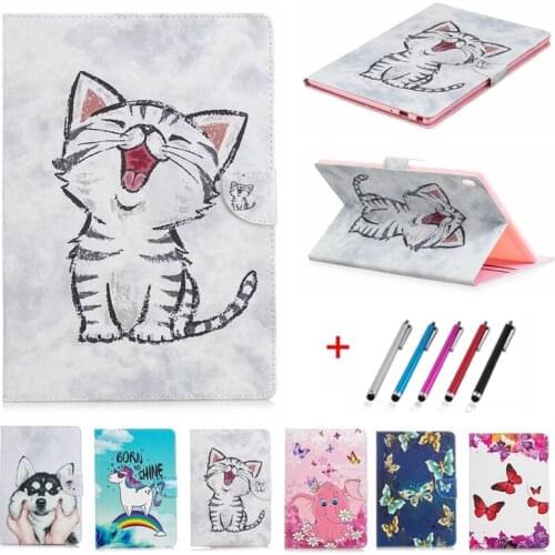 Case For Lenovo Tab 4 10 TB-X304L TB-X304F TB-X304N Tab 4 10 Plus Case Kawaii Unicorn Cat Puppy Cover For Lenovo Tab 4 10 Case