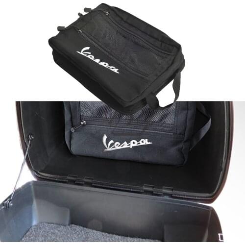 Motorcycle Trunk Inside Storage Pouch Case for Vespa GTS GTV LX Sprint Primavera 50 125 150 250 300 300ie