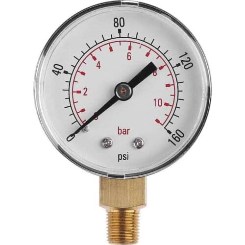 Pressure Gauge Fuel Air Compressor Meter Water Air Oil Vacuum Drying Multifunctional Pressure Gauge Scale Digital Pressure Gauge