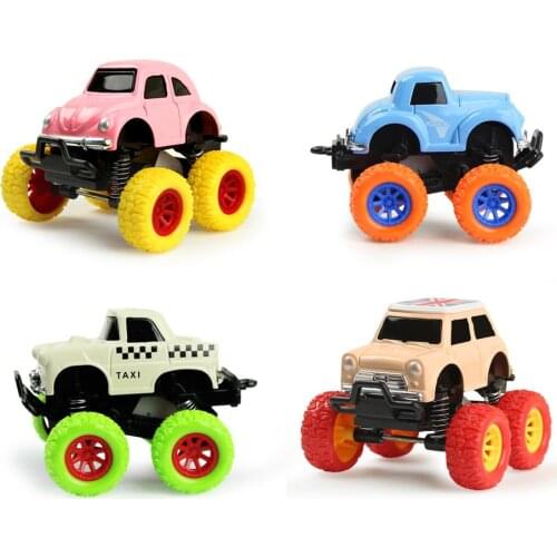 4 Styles Cute Mini Diecast Car Alloy Vehicles Model with Pull Back Function Simulated Taxi Vehicle Toys for Children Xmas Gifts