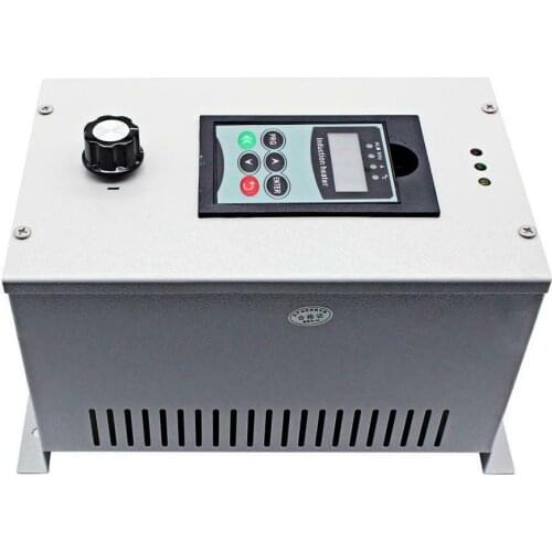 2500W ZVS Induction Heater Induction Heating PCB Board Heating Machine Melted Metal + Coil Mayitr+ Crucible+Pump+Power Supply