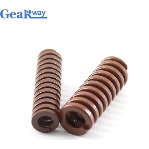 Gearway Brown Die Spring Long 24% Compression Ratio Compression Die Spring TB27x60/27x65/27x70/27x95/27x100mm Mould Spring