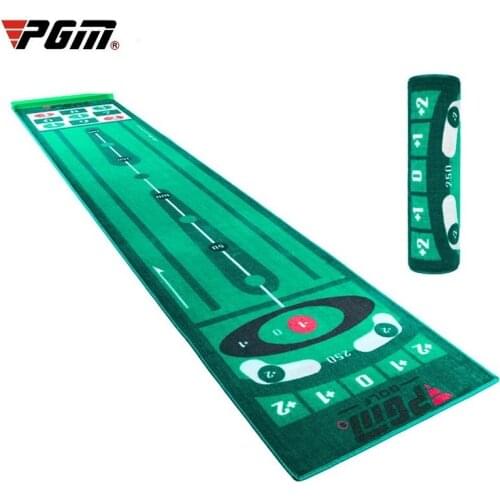 PGM Indoor Golf Training Mat Golf Clubs Golf Putting Hitting Training Tools Practice Carpet 0.6*3M TL016