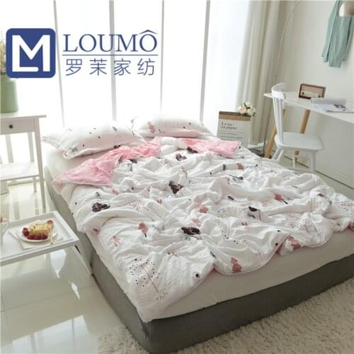 Summer Airable Cover Children Students Dormitory Summer Cool and Refreshing Comfortable Breathable Single Double Thin Quilts