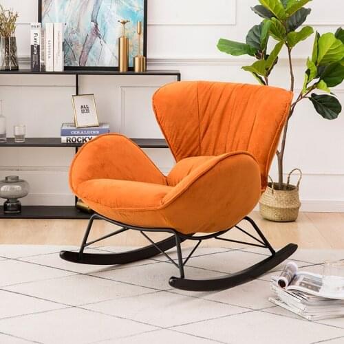 Nordic Rocking Chair Recliner Living Room Balcony Home Leisure Rocking Chair Snail Couch